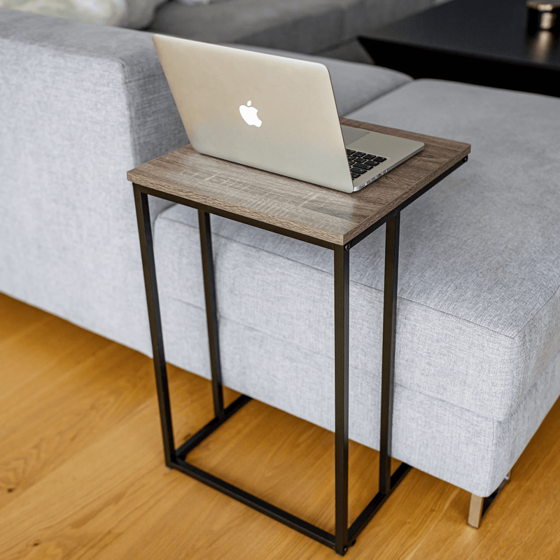 Konzolasztal,  tölgy/fekete, KALA