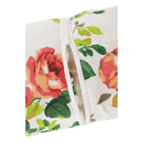 Függő fotel, fehér / mintás virágok, KALEA 2 NEW