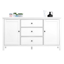 Komód, fehér, KALEO