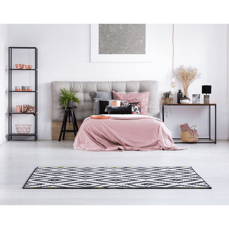 Konzolasztal, fekete, KALISTO