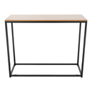 Konzolasztal, fekete, KALISTO