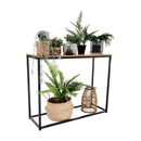 Konzolasztal, fekete, KALISTO