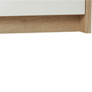 Zárt polcos szekrény, sonoma tölgy/fehér, JOHAN 2 NEW 05