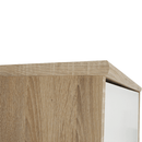 Zárt polcos szekrény, sonoma tölgy/fehér, JOHAN 2 NEW 05