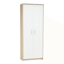 Zárt polcos szekrény, sonoma tölgy/fehér, JOHAN 2 NEW 05