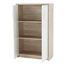 Szekrény, sonoma tölgy/fehér, JOHAN 2 NEW 13