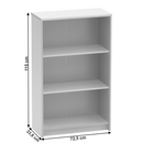 Irodai összeállítás, fehér, JOHAN 2 NEW