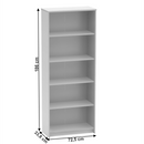 Irodai összeállítás, fehér, JOHAN 2 NEW