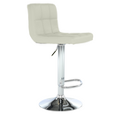 Bárszék, bézs műbőr/króm, KANDY NEW