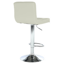 Bárszék, bézs műbőr/króm, KANDY NEW