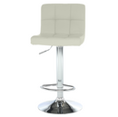 Bárszék, bézs műbőr/króm, KANDY NEW