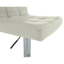 Bárszék, bézs műbőr/króm, KANDY NEW