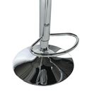 Bárszék, műbőr szürke/króm, KANDY NEW