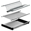 Edényszárító felső szekrénybe, rozsdamentes acél, KAPIO TYP 3