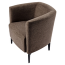 Design fotel, barna/fekete, KAPY