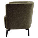 Design fotel, zöld/fekete, KAPY