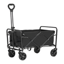 Kerti kocsi, összecsukható, fekete, KARIL