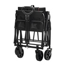 Kerti kocsi, összecsukható, fekete, KARIL