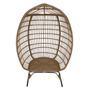 Rattan fotel, természetes/fekete/bézs, KARMEN