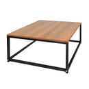 Két kisasztalból álló szett, dió/ fekete, KASTLER NEW TYP 1