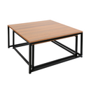 Két kisasztalból álló szett, dió/ fekete, KASTLER NEW TYP 1