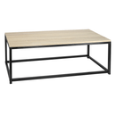 2 dohányzóasztal szett, tölgy sonoma/fekete, KASTLER NEW TYP 2