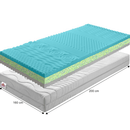 Matrac, habszivacs, 160x200, BE KATARÍNA 10 NEW