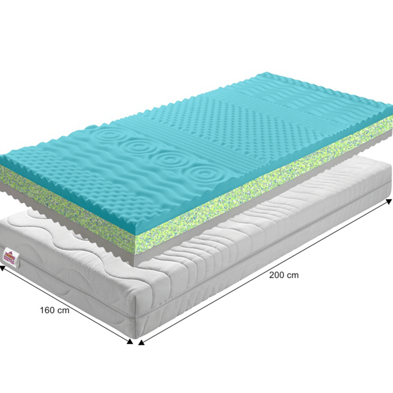 Matrac, habszivacs, 160x200, BE KATARÍNA 10 NEW