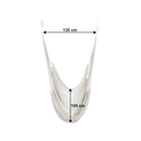 Lógó hintaszék, fehér, KAZAN