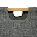 Szennyeskosár, natúr bambusz/szürke, KELANA