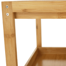 Szennyeskosár, natúr bambusz/szürke, KELANA