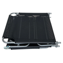 Kerti nyugágy, fekete/szürke, KELEO