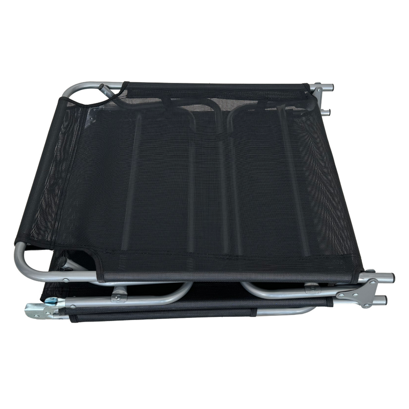 Kerti nyugágy, fekete/szürke, KELEO