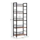 Polcállvány, fekete/tölgy, KELER TYP 2