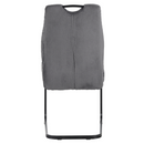 Étkezőszék, szürke/fekete, KELMA