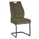 Étkezőszék, zöld/fekete, KELMA