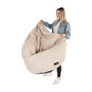 Babzsák, bézs szövet, KENOD