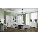 Ágy, 90x200, alpesi fehér, KENTAK