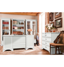 PC-asztal, alpesi fehér, KENTAK BIU1D1S