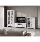 TV-asztal, alpesi fehér, KENTAK RTV2D1S