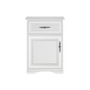 Komód, alpesi fehér, KENTAK KOM1D1SL/P