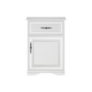 Komód, alpesi fehér, KENTAK KOM1D1SL/P