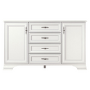 Komód, alpesi fehér, KENTAK KOM2D4S