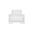 Ágy, 90x200, alpesi fehér, KENTAK