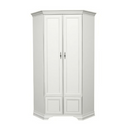 Sarokszekrény, alpesi fehér, KENTAK SZFN2D