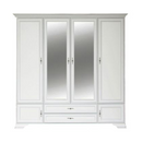 Szekrény, alpesi fehér, KENTAK SZF6D2S