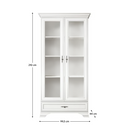 Vitrin, alpesi fehér, KENTAK REG2W1S