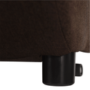 Kinyitható fotel, barna/minta, KENY NEW