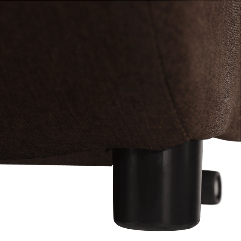 Kinyitható fotel, barna/minta, KENY NEW