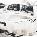 Kinyitható fotel, barna/minta, KENY NEW